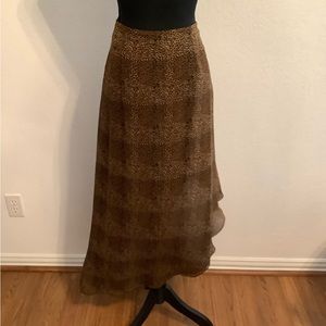 Cheeta B silk skirt